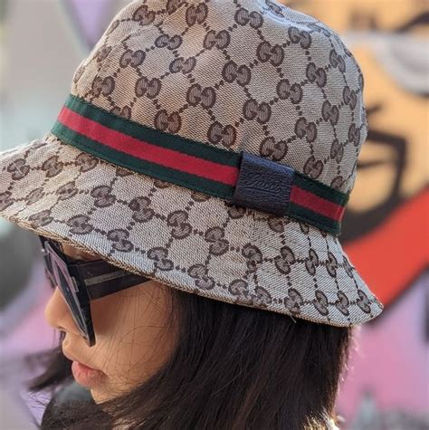 beige gucci bucket hat|most expensive bucket hat.